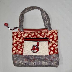 Cleveland Indians Beaded Purse Bag